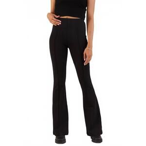 NEW SABLYN bailey pin tuck flair leggings in black